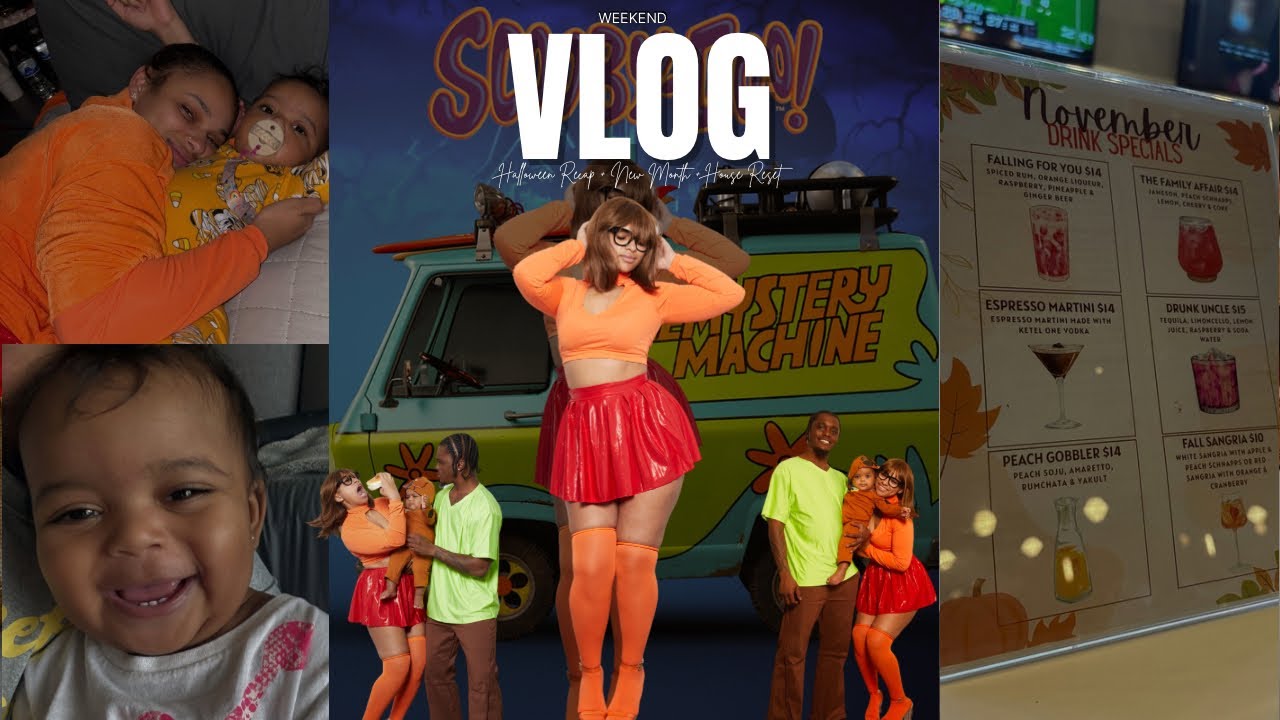 WEEKEND VLOG: Halloween Recap + New Month + House Reset + Trying To Be Productive