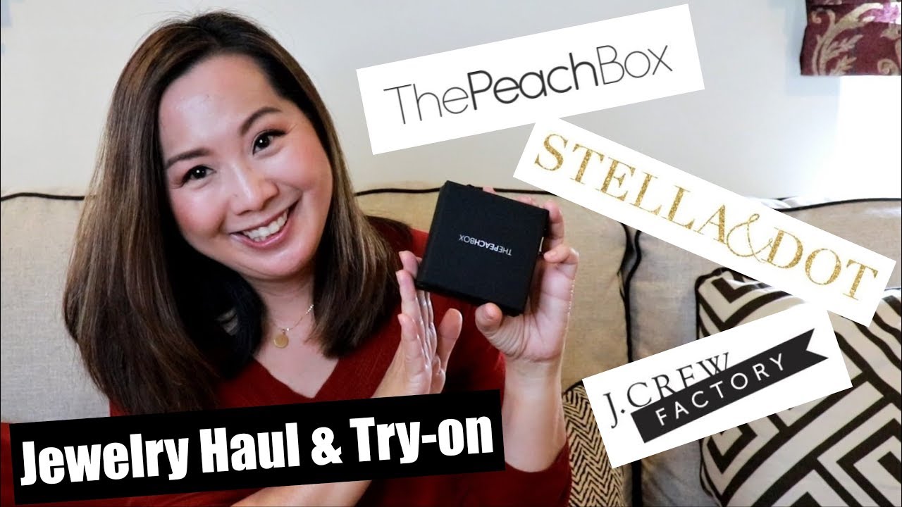 Collective Jewelry Haul | ThePeachBox, Stella & Dot & J.Crew Factory | November 2018