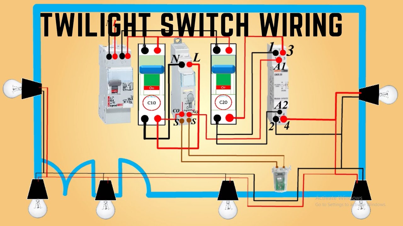 TWILIGHT SWITCH WIRING