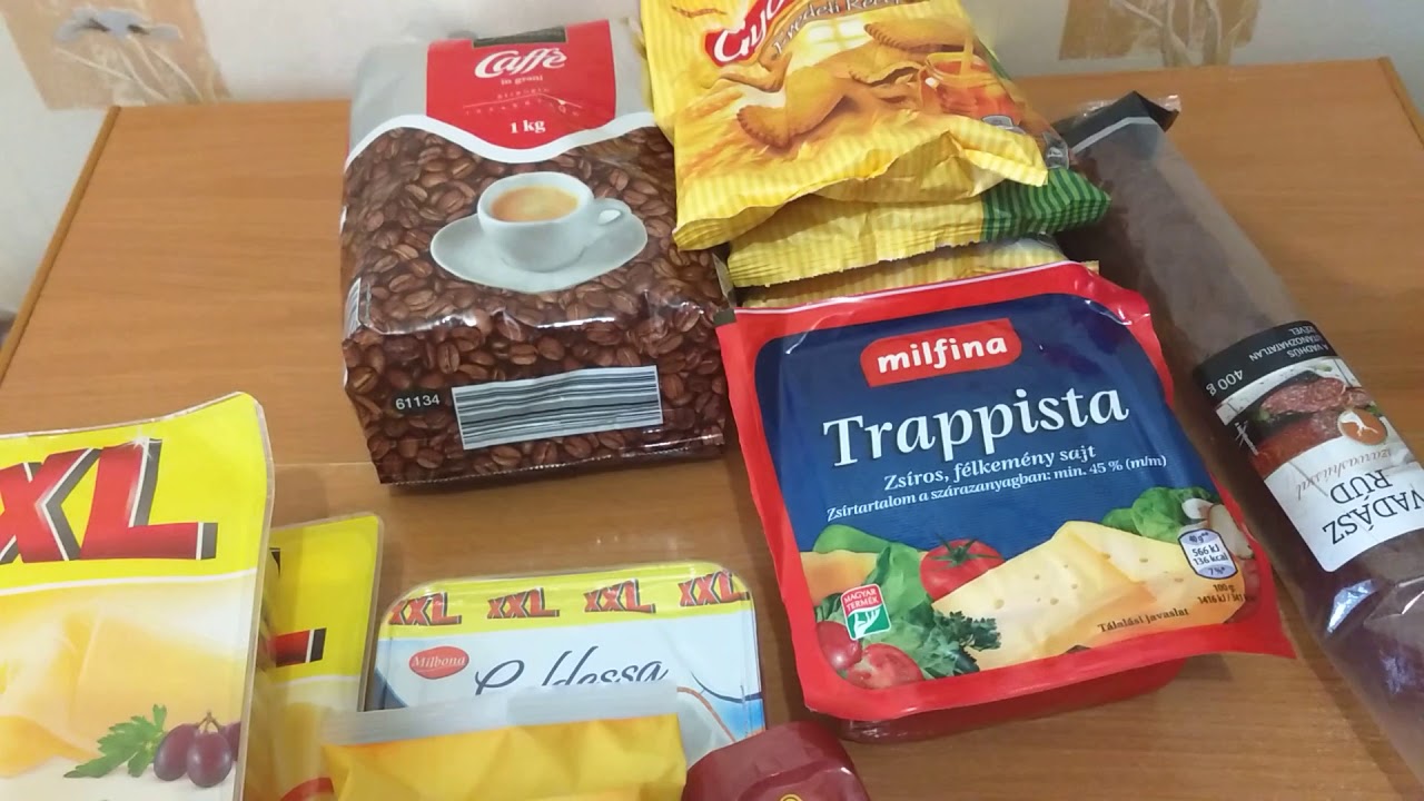 Продуктовый шоппинг в Венгрии