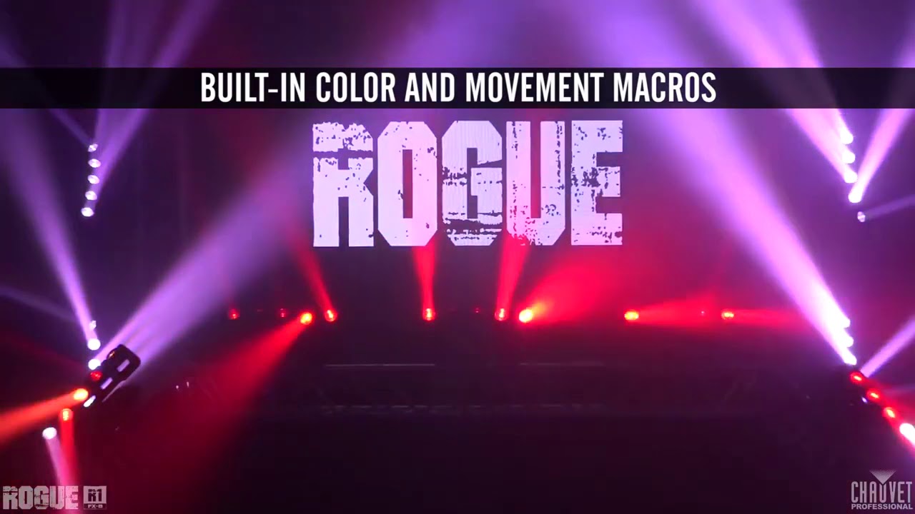Rogue R1 FX-B вращающаяся голова  от CHAUVET-PRO |Обзор и демонстрация работы