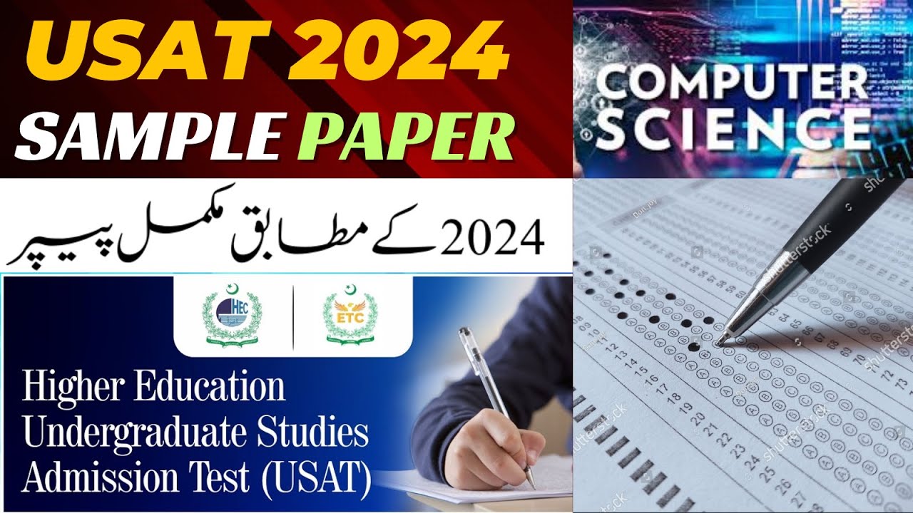 USAT COMPUTER SCIENCE 2024 COMPLETE SOLVE PAPER \\ PART 1\\USAT 2024 PREPARATION