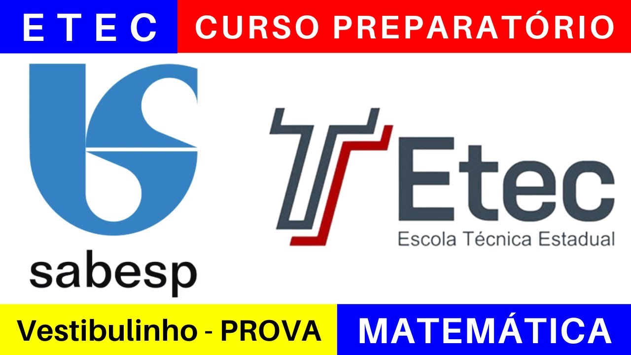 ETEC 🎯 Vestibulinho 2025/2026: o que Estudar para a Prova da ETEC em MATEMÁTICA @BoraETEC