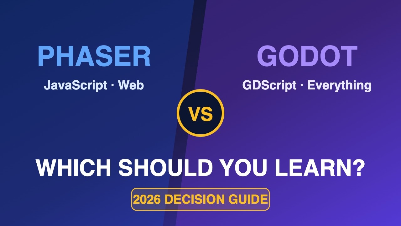 Phaser vs Godot: Which Should You Learn in 2026?