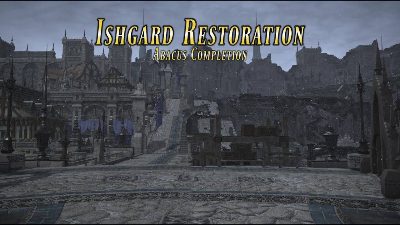 FFXIV: Ishgard Restoration - Abacus Completed & Hoarfrost Hall Details