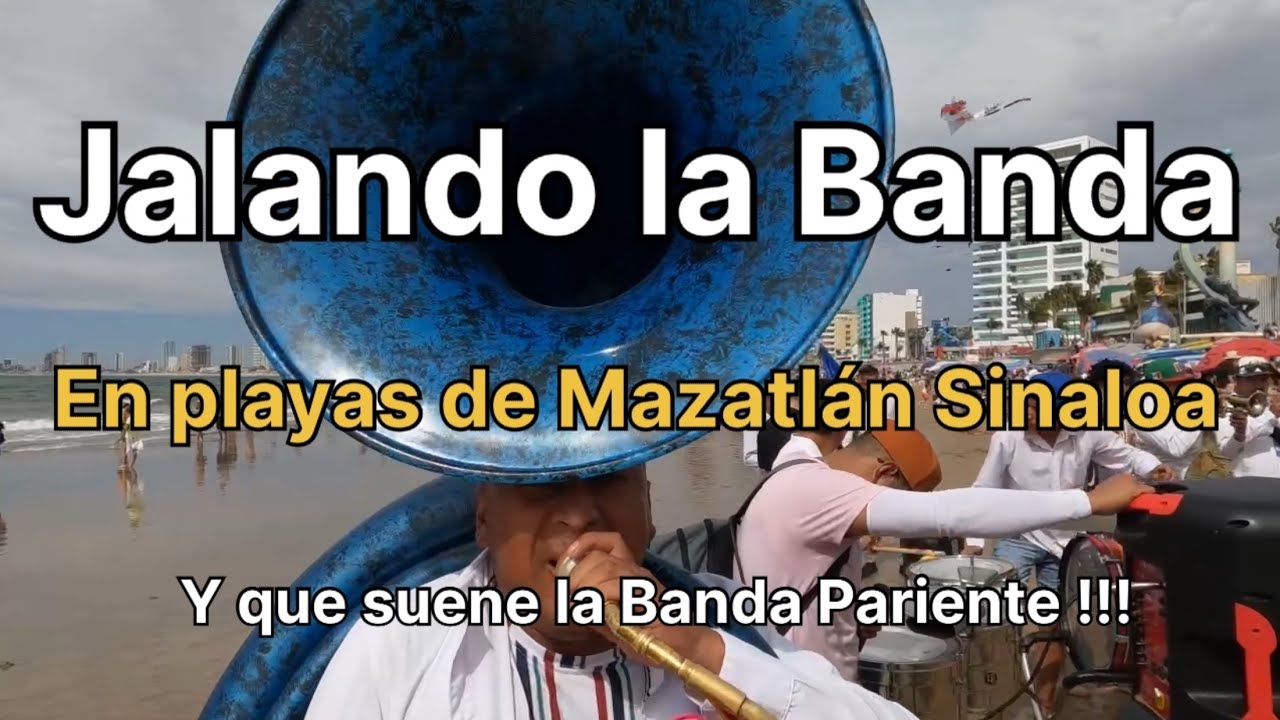 JALANDO LA BANDA / música en vivo en la playa de Mazatlán Sinaloa. 🌊☀️