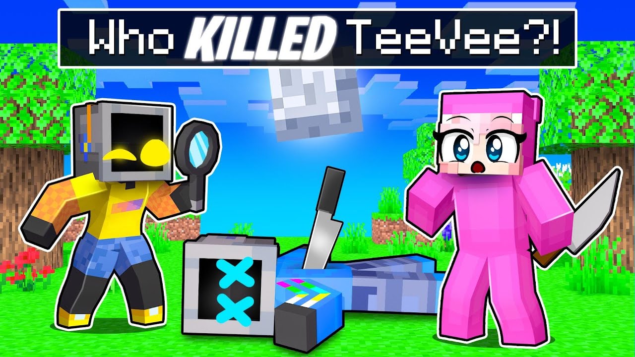 TeeVee MURDER MYSTERY in Minecraft!