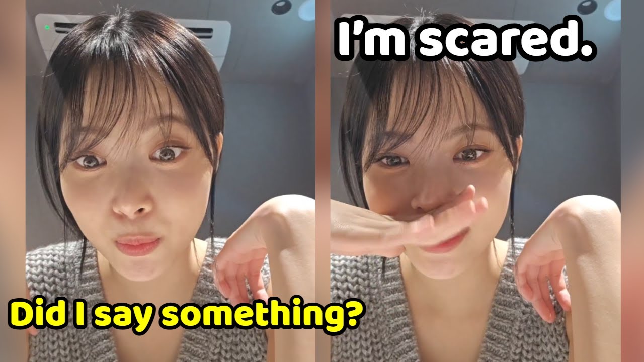Eunchae feels scared after fans started commenting this to her.
