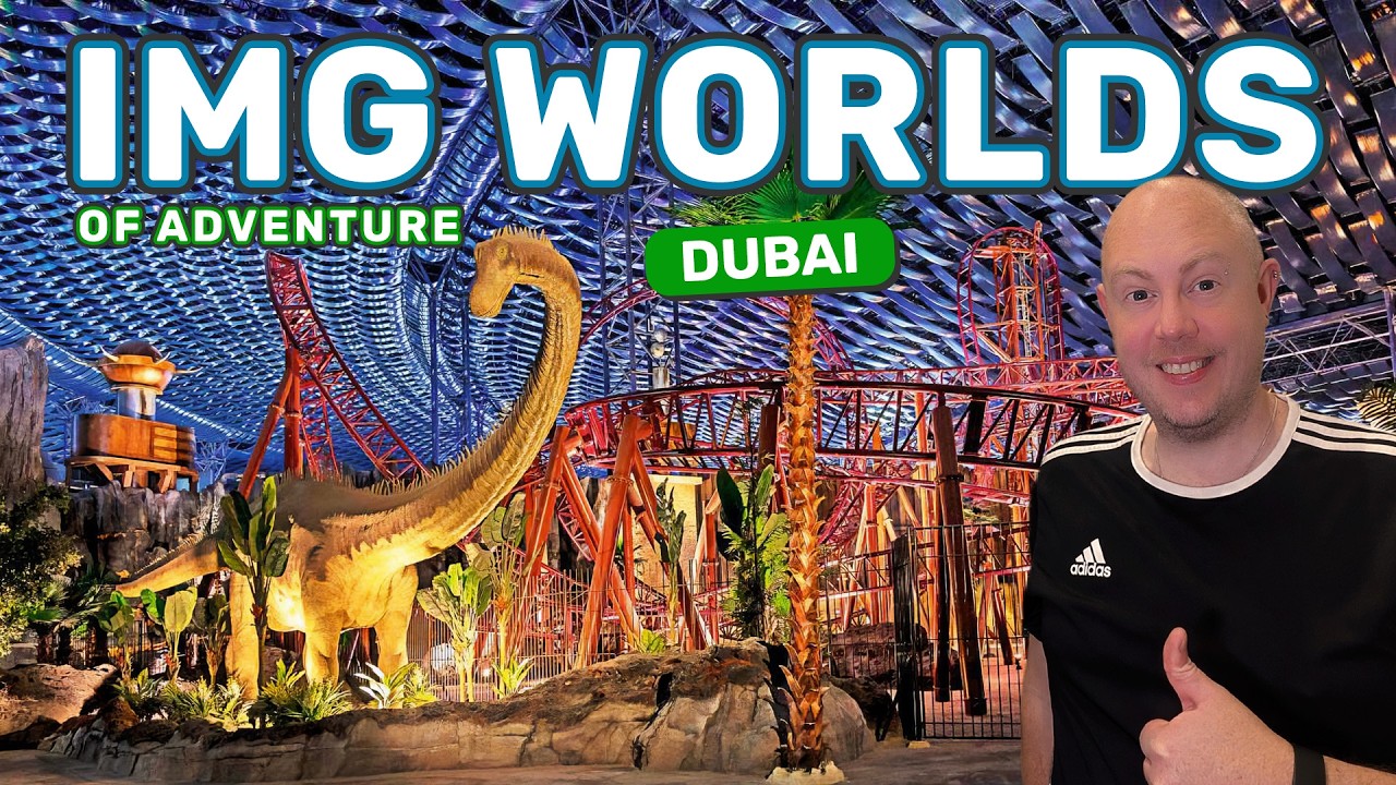Видеоблог IMG Worlds of Adventure — внутри крупнейшего крытого тематического парка Дубая! 🇦🇪