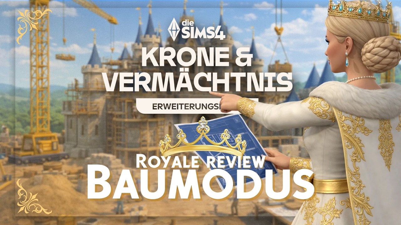 Schlösser, Luxus & Größenwahn👑schönster Baumodus seit Jahren?👑Sims4- Krone & Vermächtnis | Insanedra
