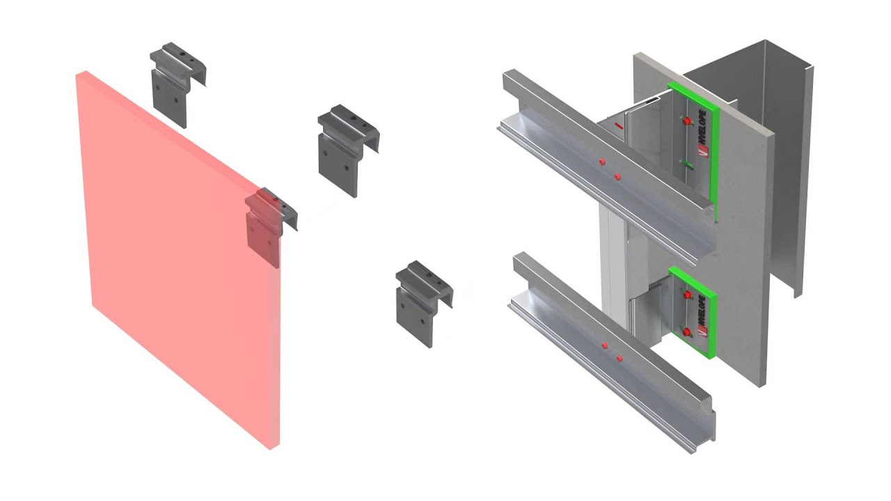 NVELOPE NV4 &ndash; (ts200) concealed mechanically fixed rainscreen cladding system