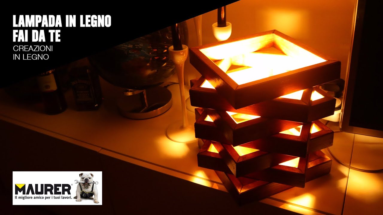 Realizzare una lampada d'arredo in poche semplici mosse
