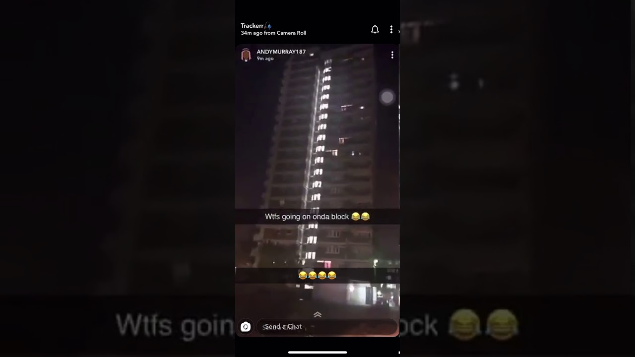 Guy jumps off building with a parachute in London 😂