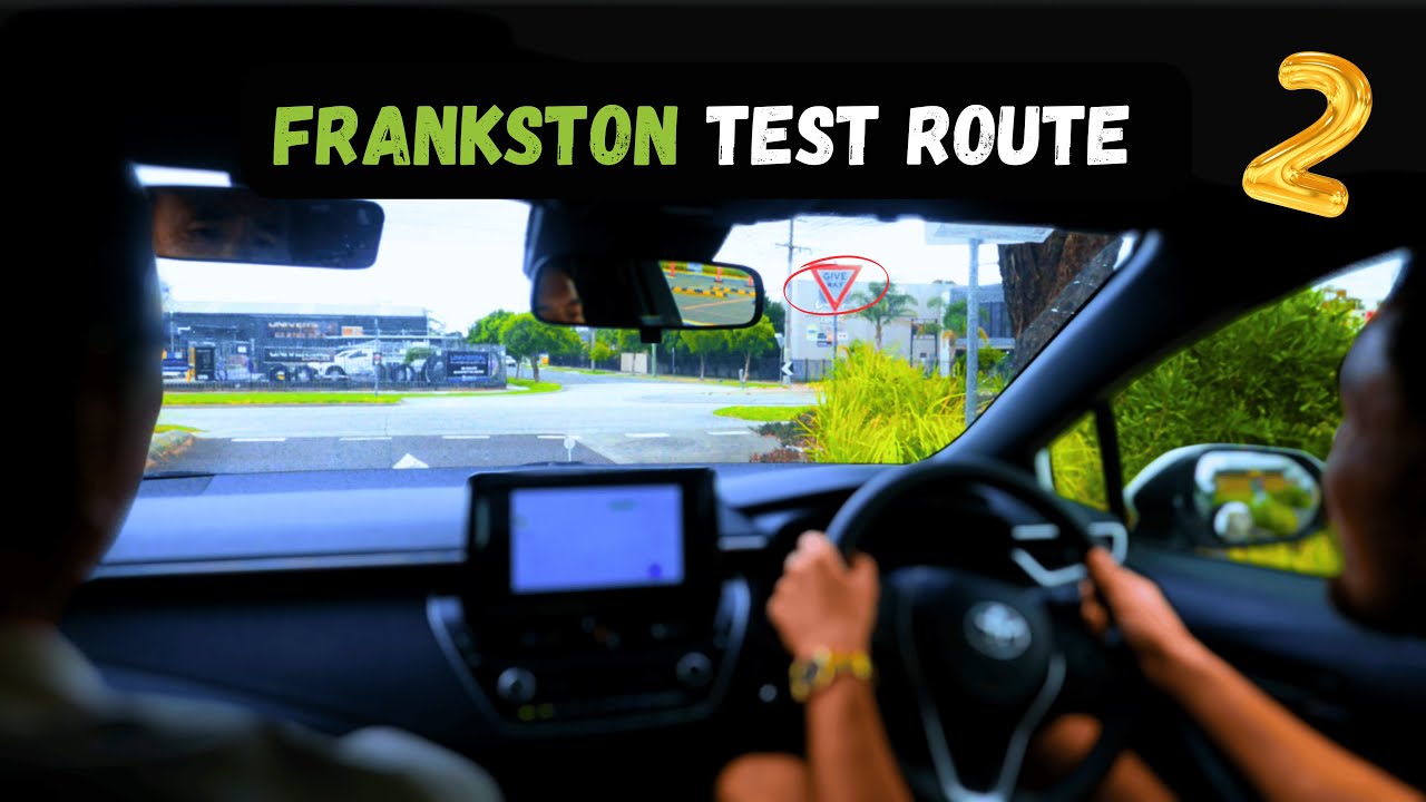 Экзаменационный маршрут Frankston VicRoads Driving Route 2, Австралия, 2025 | Пробный экзамен