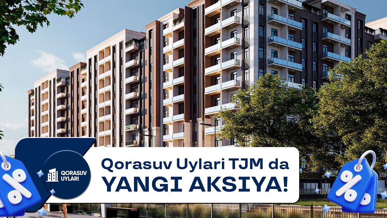 Qorasuv Uylari Yangi blok sotuviga start berdi va ajoyib aksiya e’lon qildi!