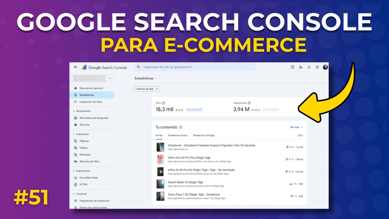 #51 - Google Search Console para E-commerce: Así Lee Google Tu Tienda Online Woocommerce