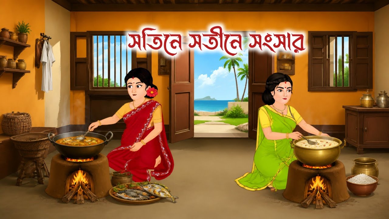সতীন নিয়ে সংসার || Bengali Moral Stories || Thakumar Jhuli