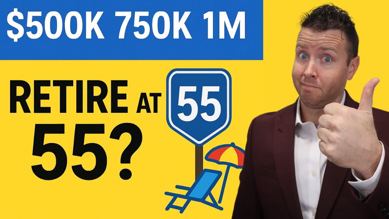 Can I Retire at 55 With $500K, $750K, or $1M? (See Your Future!)