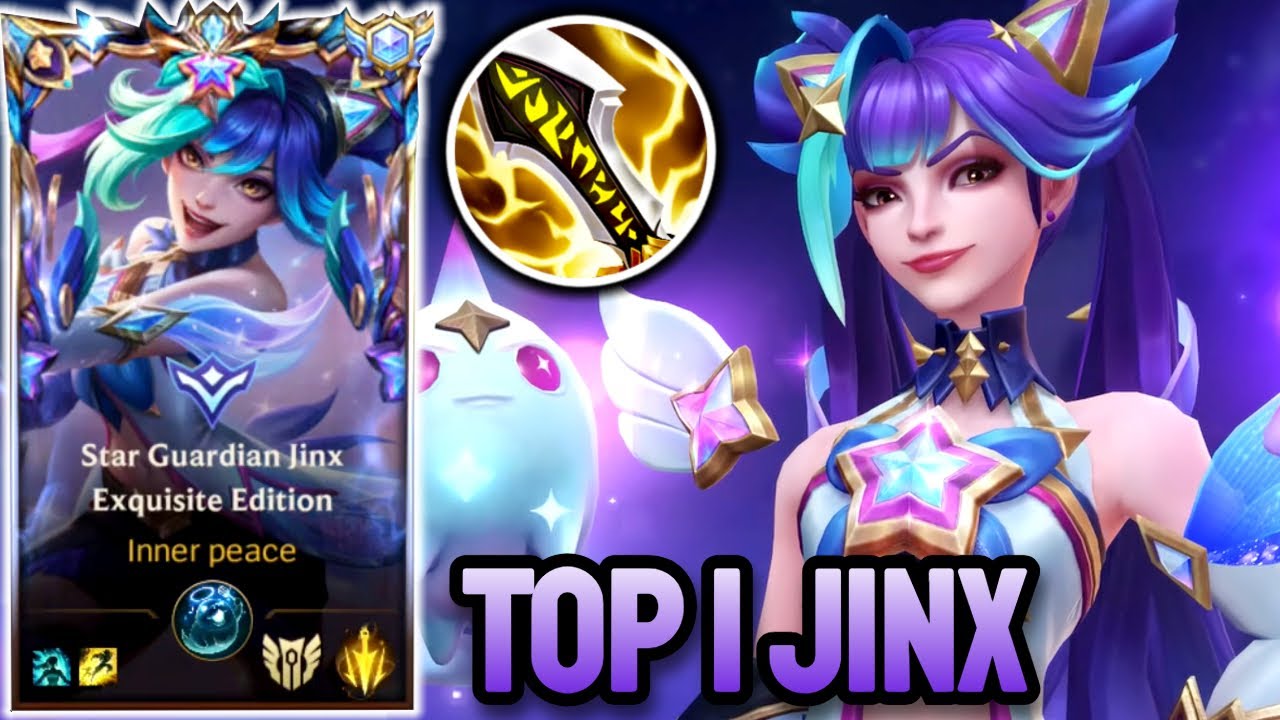 WILD RIFT JINX - TOP 1 JINX GAMEPLAY - CHALLENGER RANKED