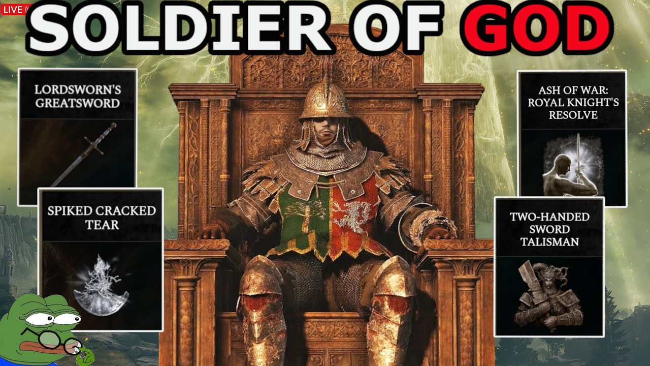 Creating The Lore Accurate Soldier Of God, Rick Build In Elden Ring