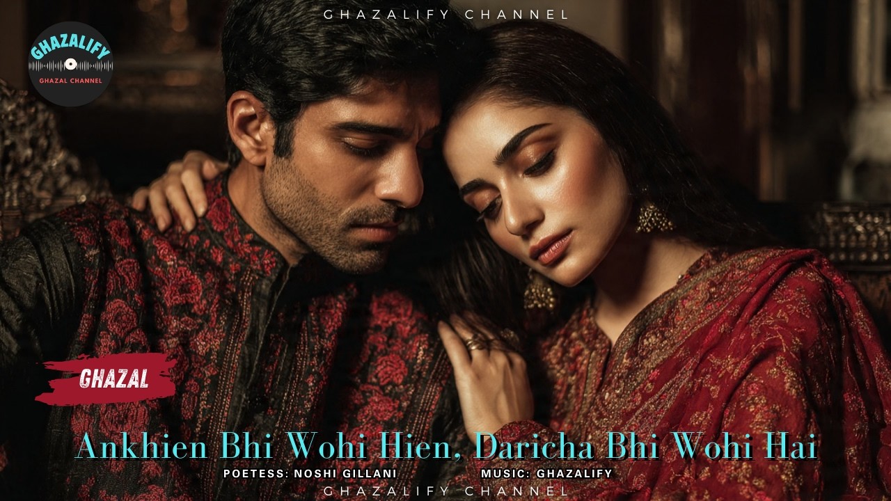 When Poetry Meets Melody | Noshi Gilani | Ghazal | Ankhien Bhi Wohi Hien | Ghazalify