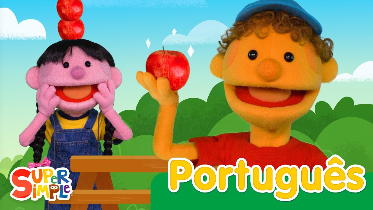 10 Maçãs Na Minha Cabeça | Canções Infantis | Super Simple Português