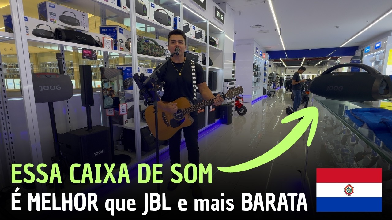 Essa CAIXA de SOM da JOOG é o TERROR das JBL no PARAGUAI