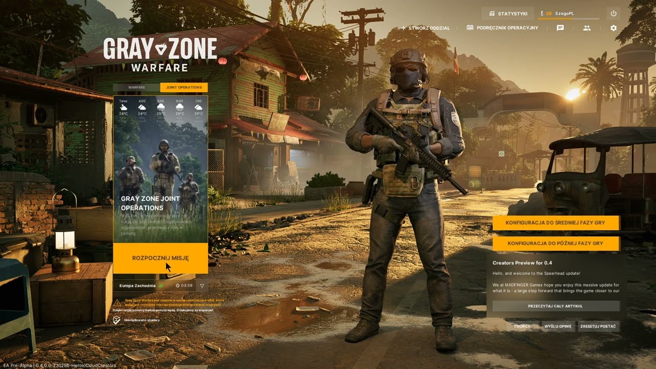 Gray Zone Warfare Playtesty