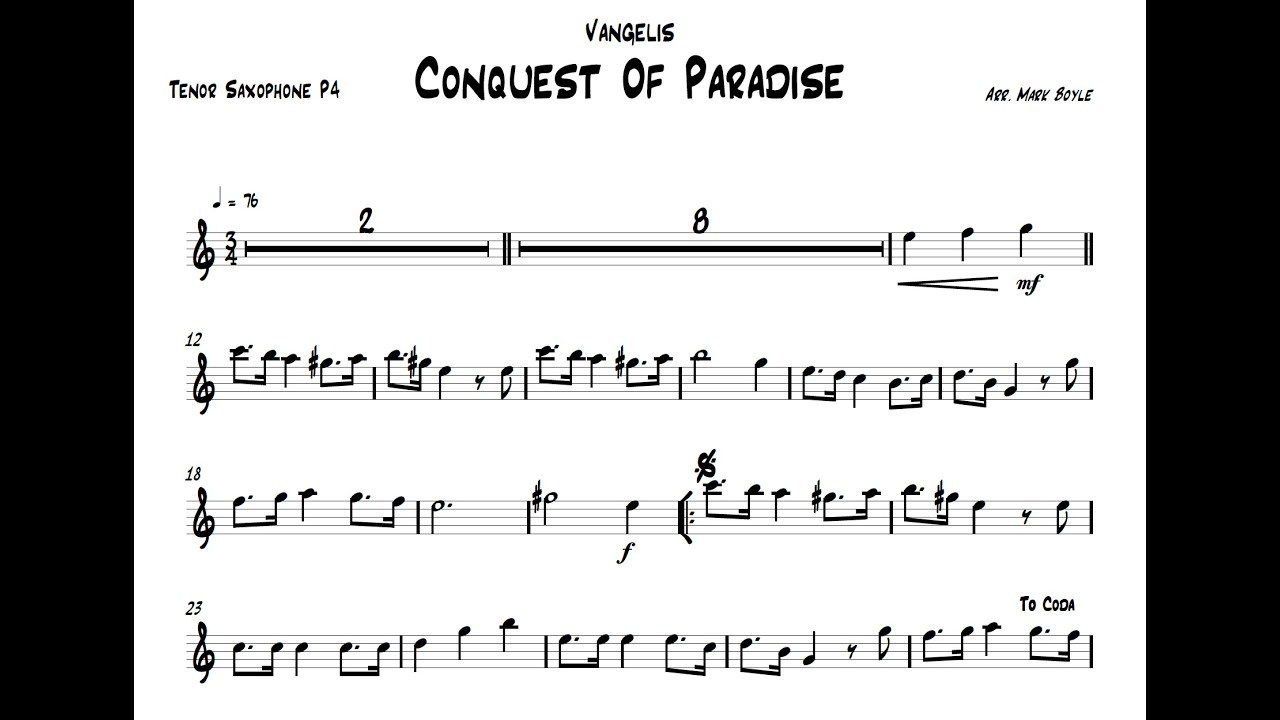 Conquest of Paradise for Flex-Band