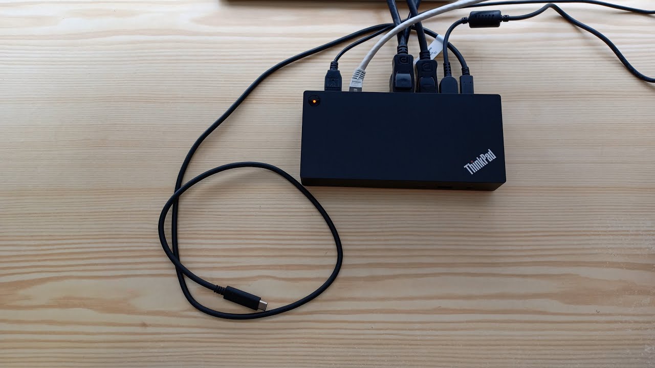 Lenovo 40AY Docking Station Unboxing & Review