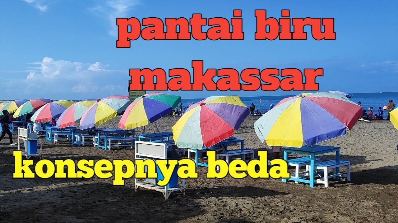 Destinasi wisata pantai biru makassar dengan konsep pesta pernikahan outdoor.