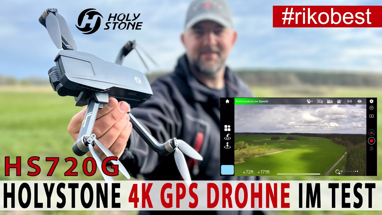4K Einsteiger Drohne - Holy Stone HS720G 4k Drohne mit 2-Achsen Gimbal und GPS im Praxis-Test