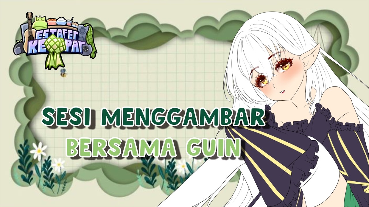 【NEVERART】Belajar Menggambar Bersama Guin #estafetketupats2