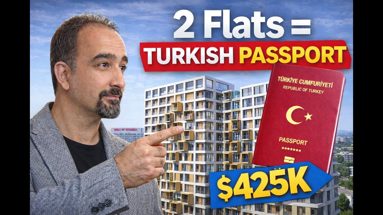 2 Apartments in Istanbul for $425K – Get Turkish Citizenship