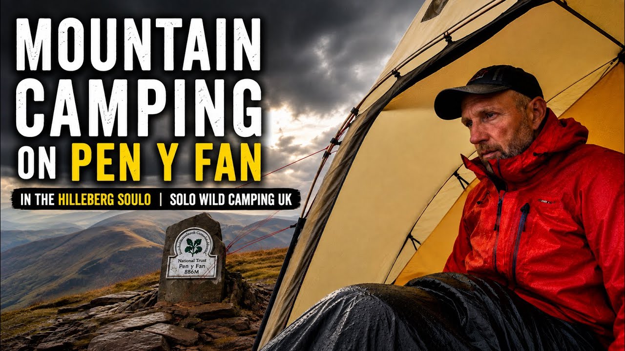 Mountain Camping on Pen Y Fan in the Hilleberg Soulo | Solo Wild Camping UK