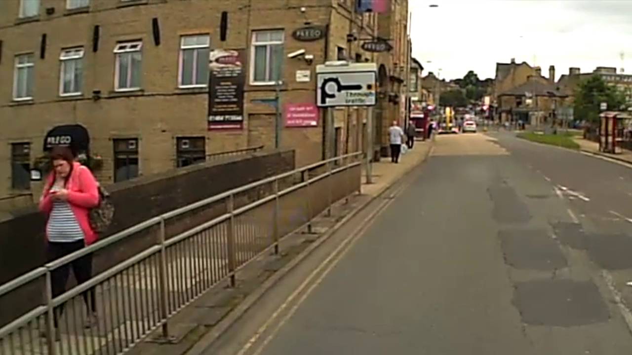 Brighouse Lambrini woman caught on dash cam! WTF!