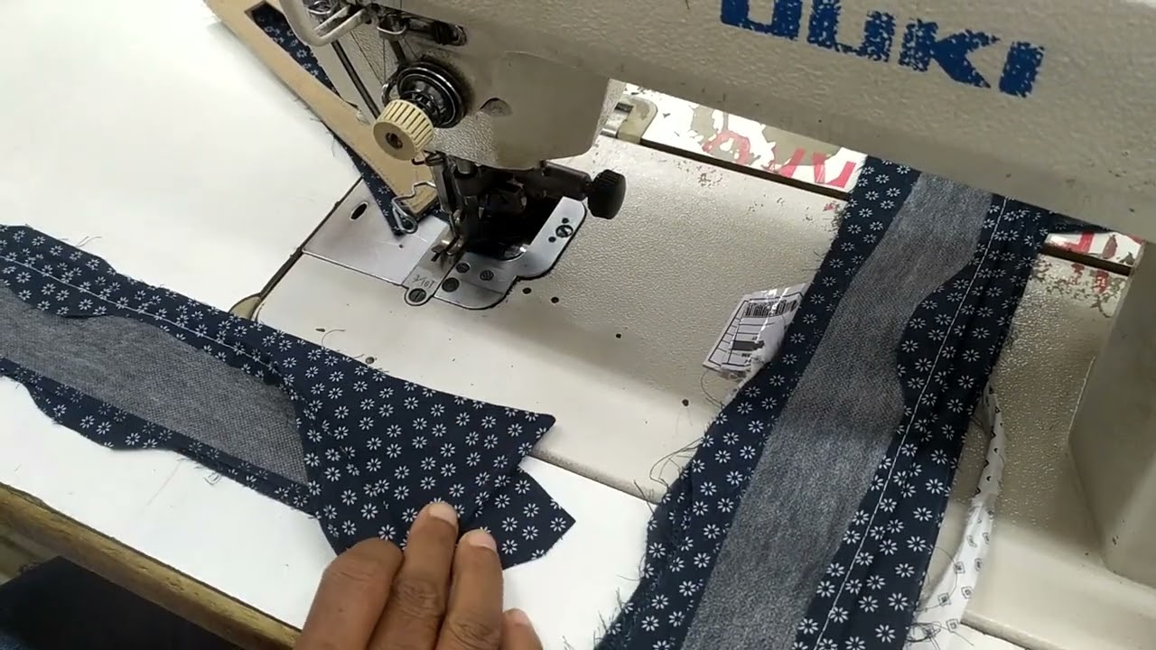 How to sew Collar band join in garments