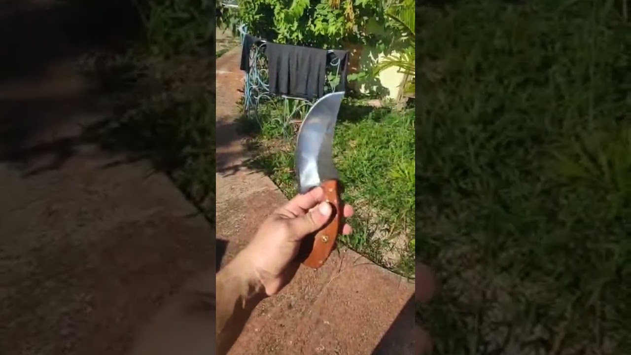 Faca forjada couradeira 7mm