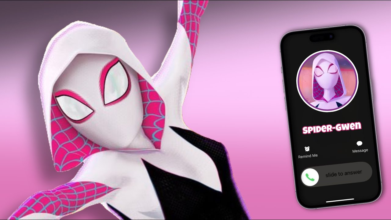 Llamada a Spider- Gw3n 📞🤍🌸- (Spider-Man: a través del Spider-Verso)