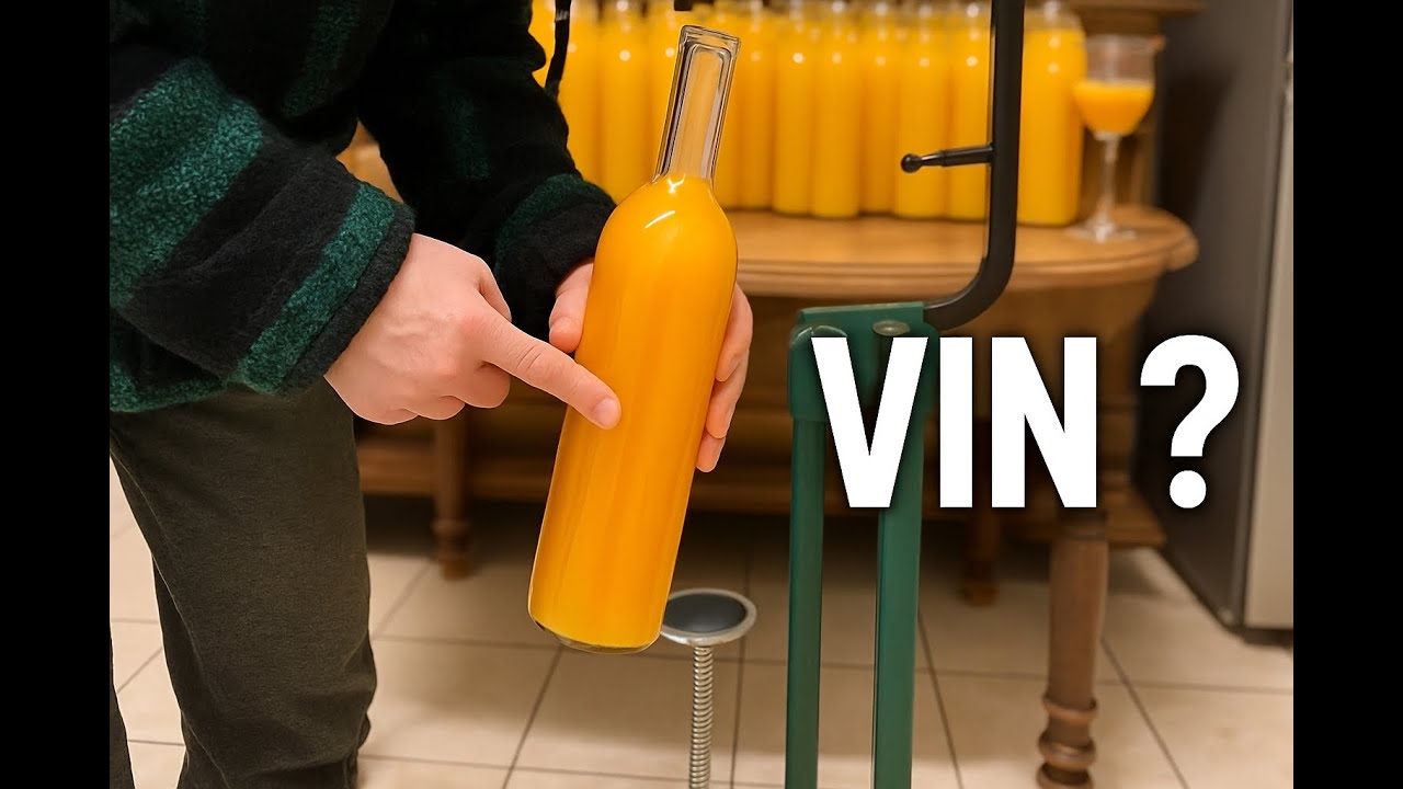 J’ai fait du vin à 10° avec du jus d’orange du supermarché