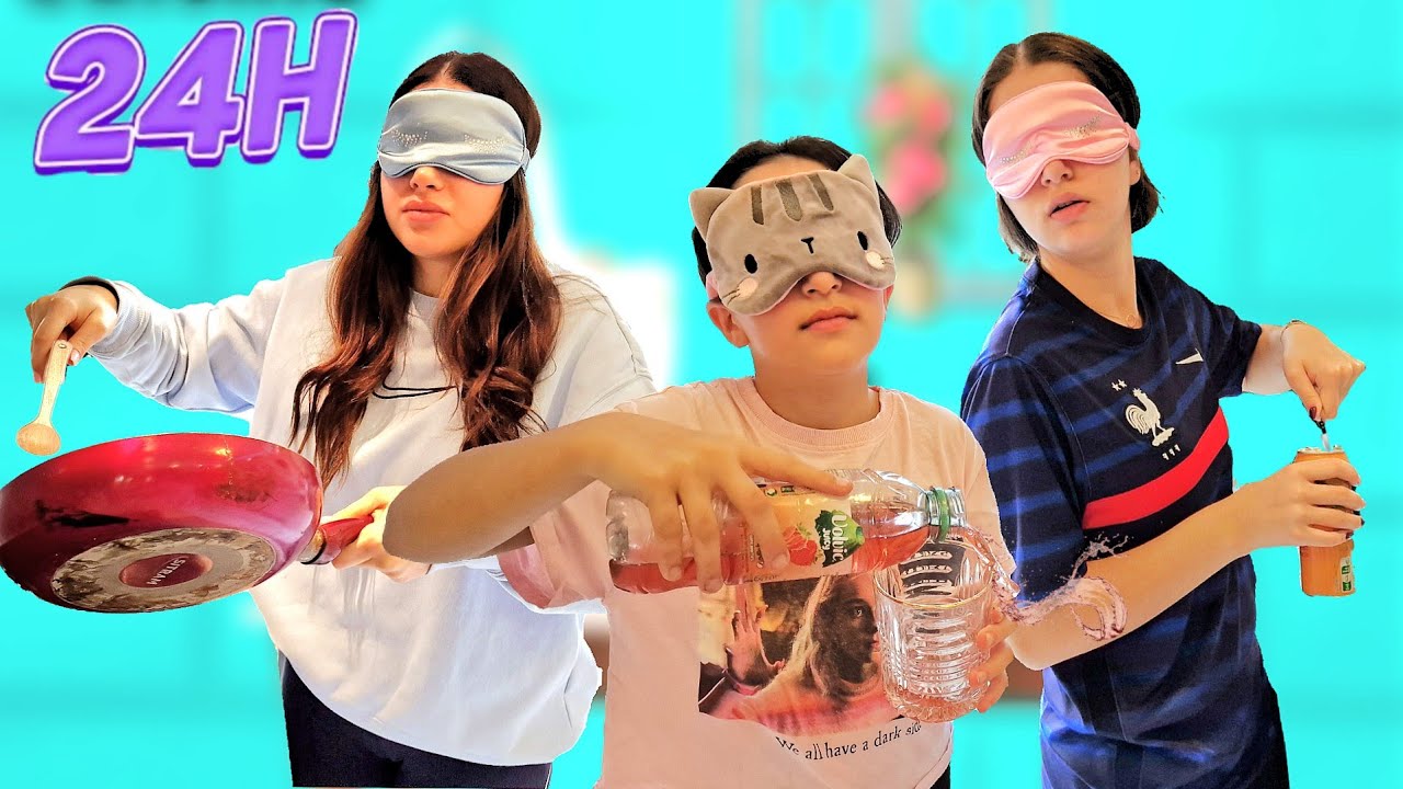 24H LES YEUX BANDÉS #sistersalipour #challenge