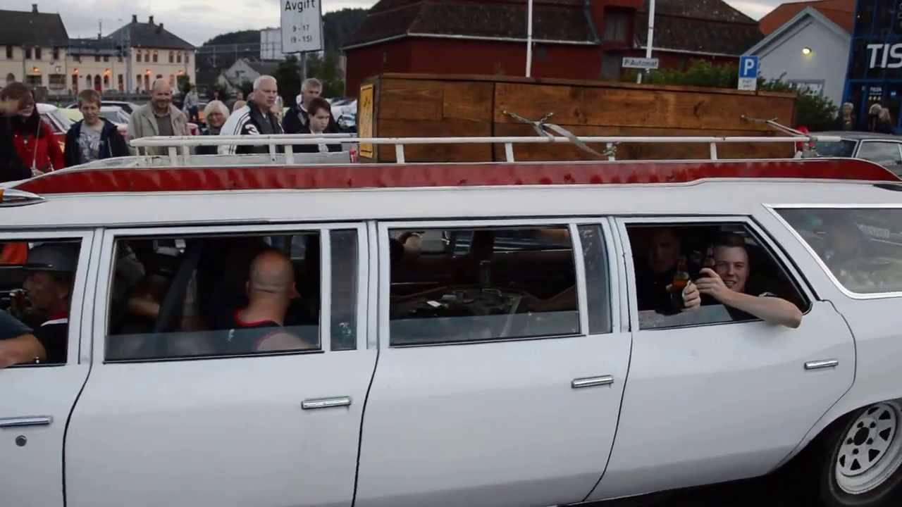 Cruising I Halden (Grensetreffen) Lørdags kveld.