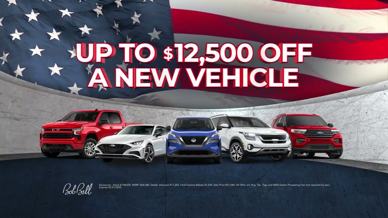 Bob Bell Automotive - SAVE UP TO $12,500 OFF A NEW VEHICLE*!