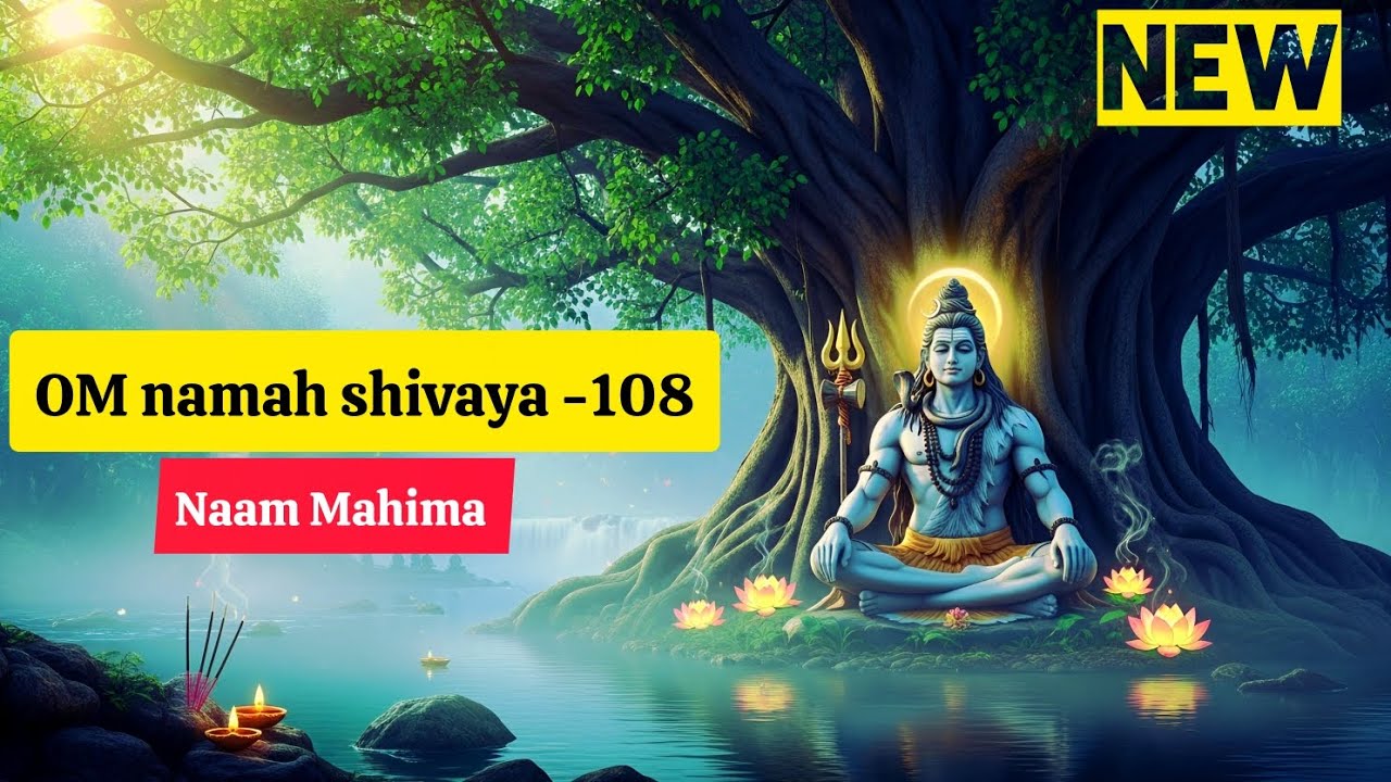 OM Namah Shivaye -108 Naam, Powerful Shiv  Bhajan,Har Har Mahadev,OM Namah shivaya 108 Naam Mantra
