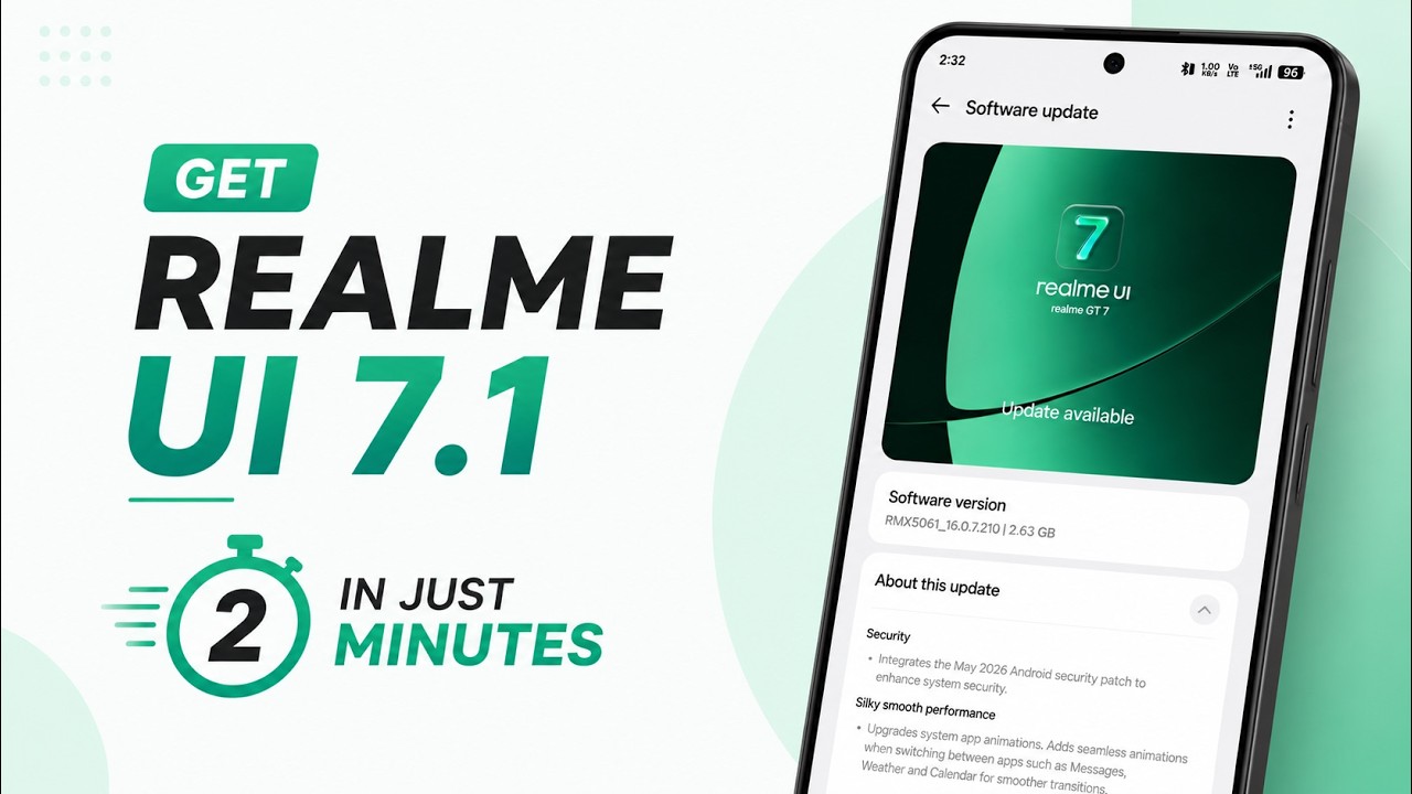 Get Realme UI 7.1 Update in Just 2 Minutes! ⚡ Easiest Trick !