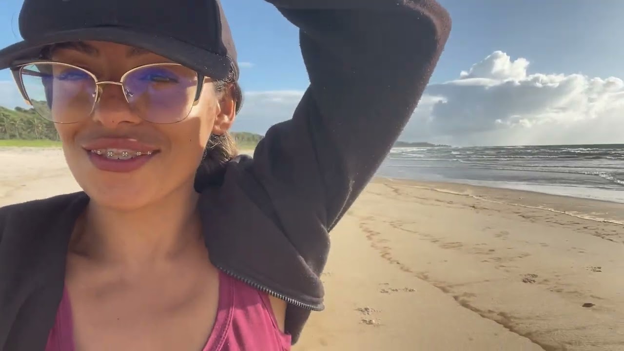 Dia de acampamento em família na praia dia maravilhoso!…