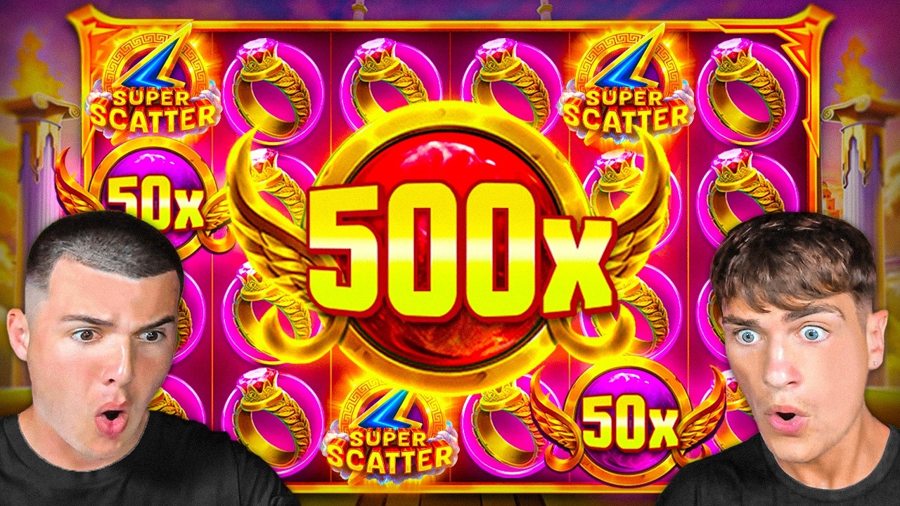 OUR BIGGEST SPUN IN BET ON GATES OF OLYMPUS SUPER SCATTER!