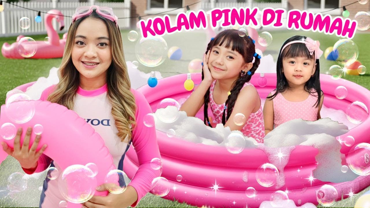 SAMANTHA AUDREY CHALLENGE BELANJA SERBA PINK 💖 BELI ALAT RENANG LUCU BANGET !