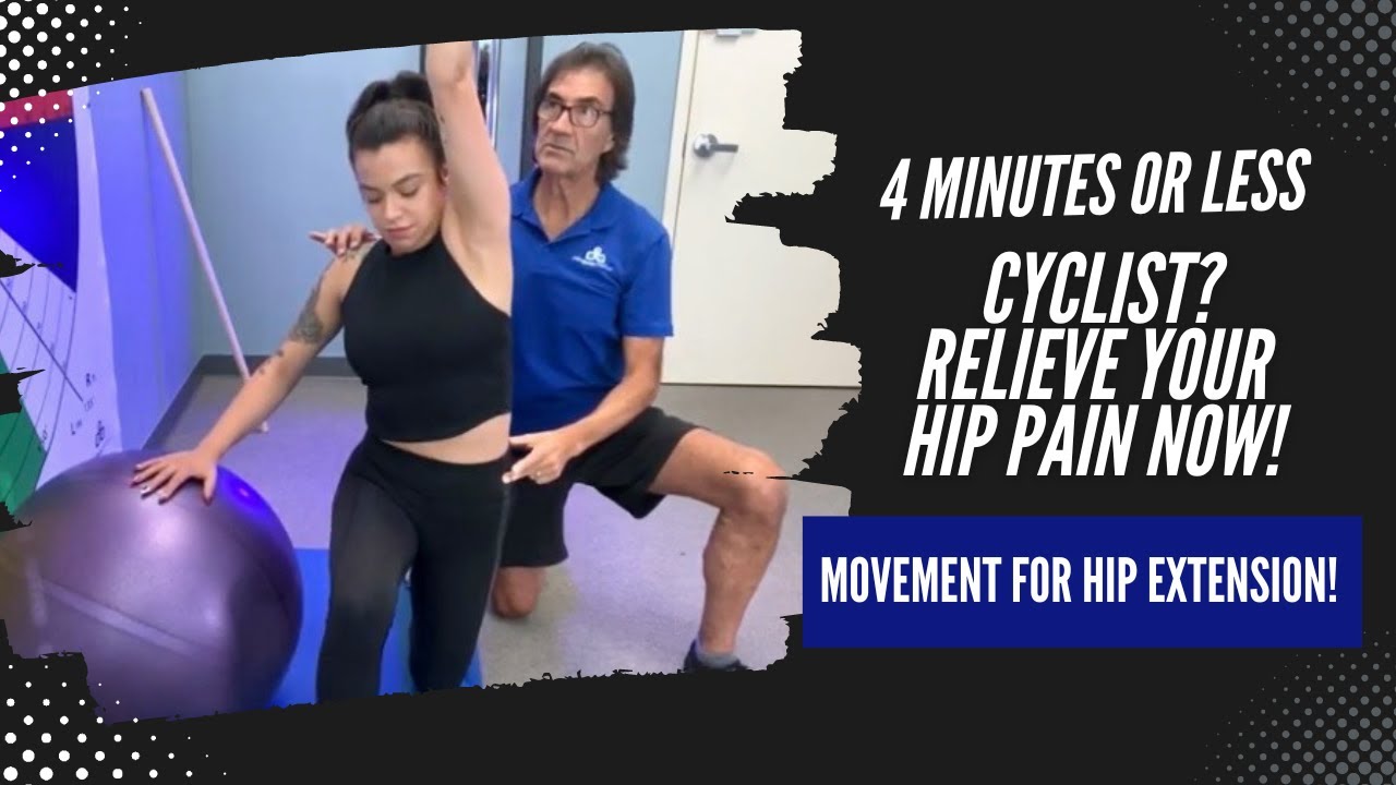 Cyclist? Relieve Your Hip Pain Now!