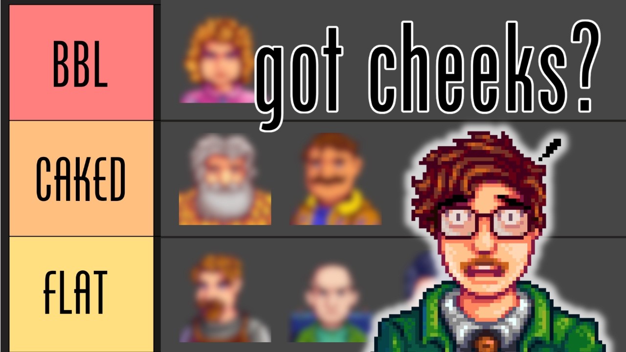 Who has the BEST CHEEKS in Stardew Valley